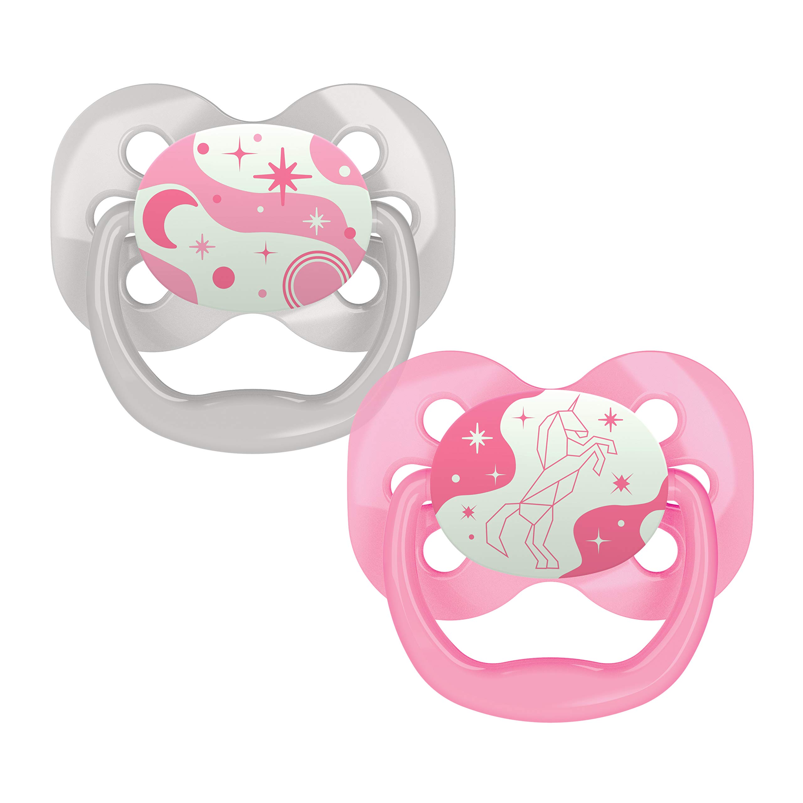 Dr.Browns PA12003 Glow in the dark silicone pacifier 0-6m.