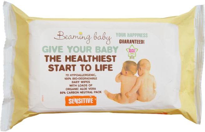 beaming baby organiczne chusteczki nawilżane bezzapachowe