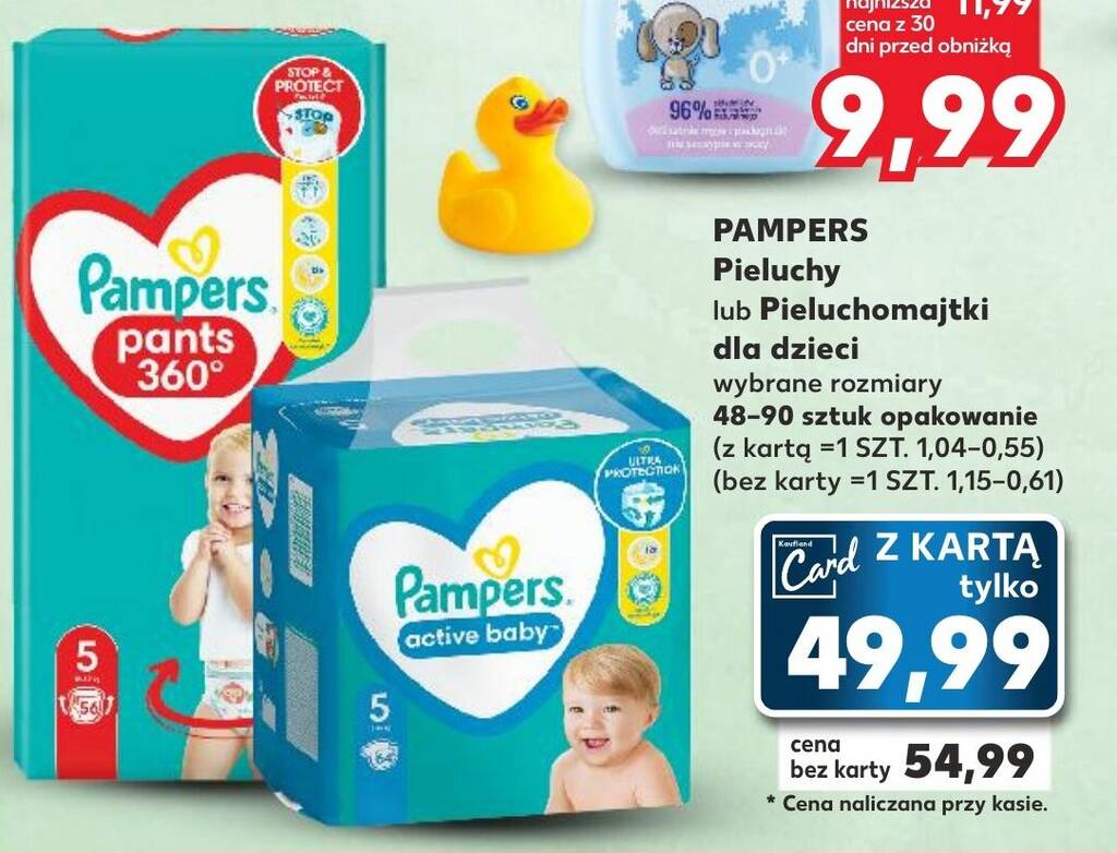 pieluchy baby classic 3 kaufland 56 szt