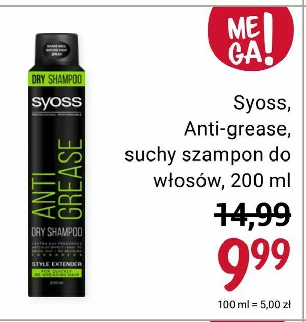 syoss suchy szampon rossmann