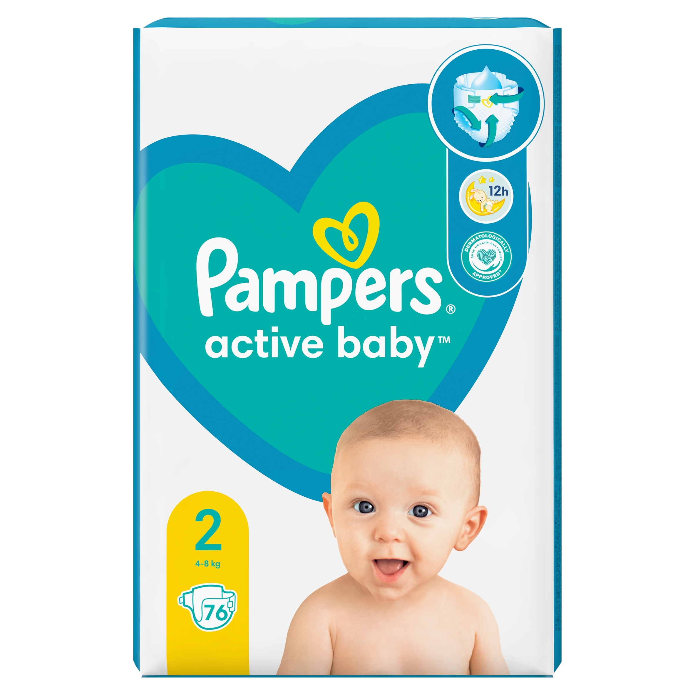 pampers new baby 2 76 szt