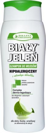 biały jeleń hipoalergiczny szampon z chlorofilem 300ml