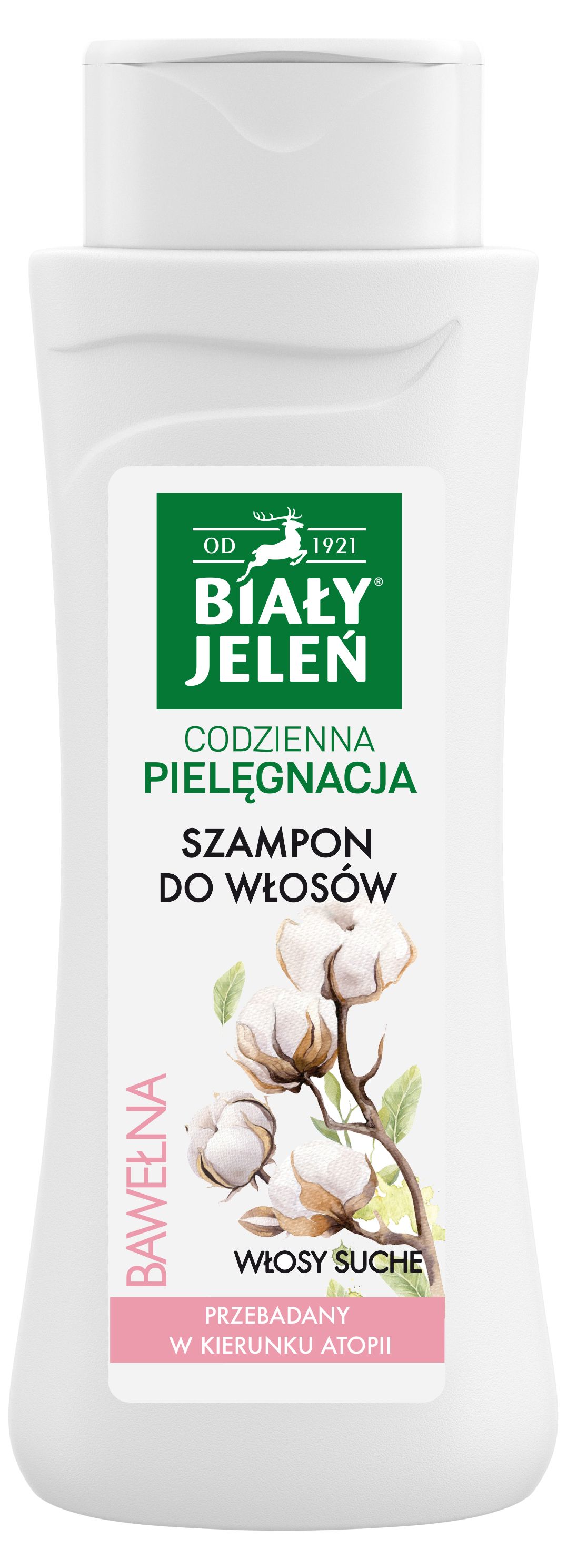 biały jeleń szampon z bawełną