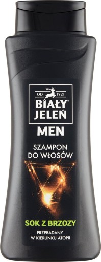 biały jeleń szampon z sokiem brzozy for men