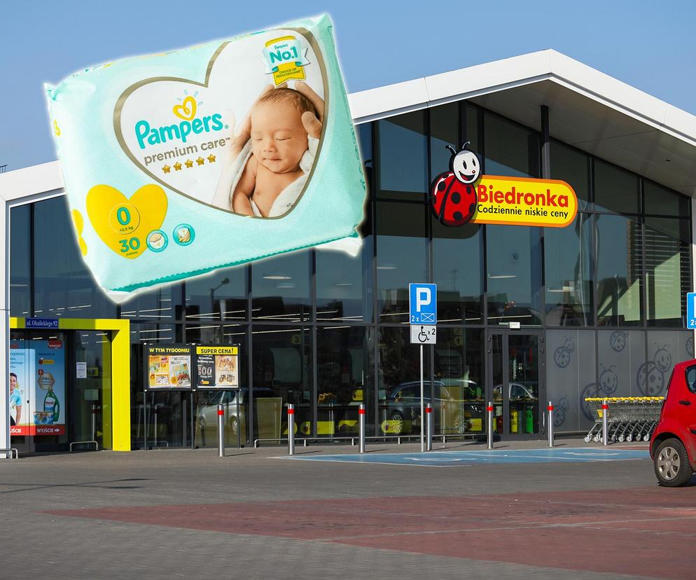 biedronka pampers supercena