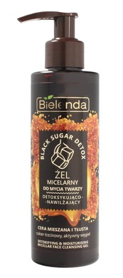 bielenda black sugar detox pianka do mycia twarzy detoksykująco-nawilżająca