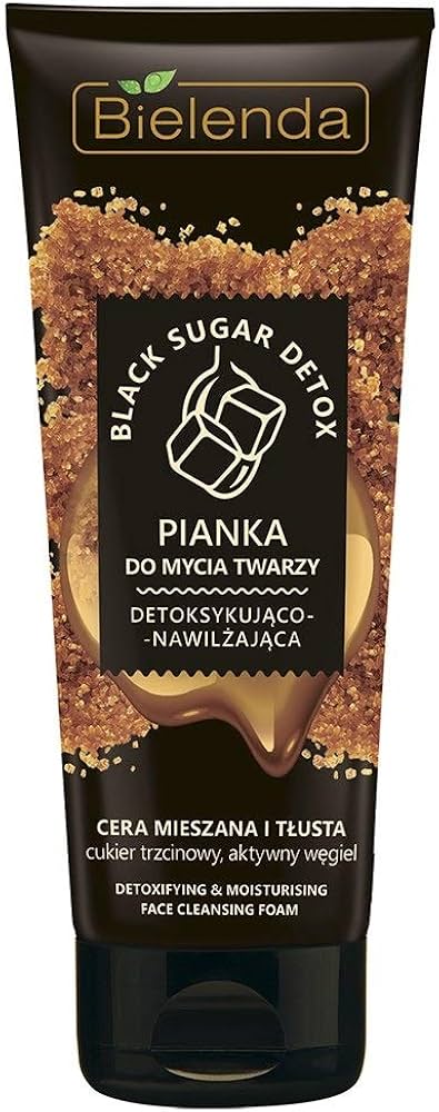 bielenda black sugar pianka do mycia twarzy