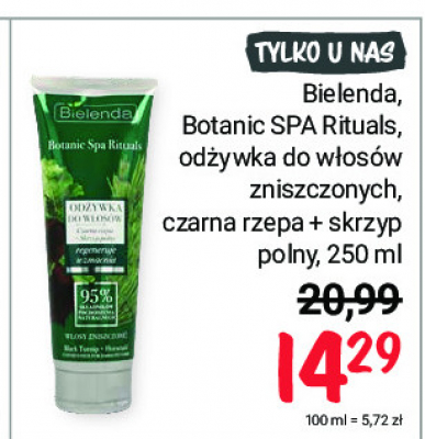 bielenda botanic spa rituals odżywka do włosów