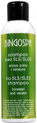 bingospa szampon bez sles sls z keratyną 100ml i perfumy