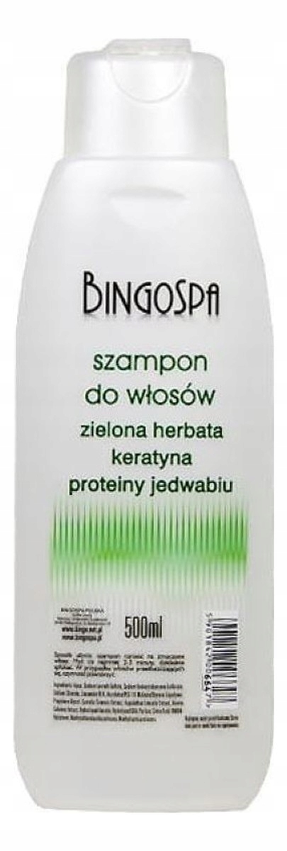 bingospa szampon z odżywką z zielonej herbaty skład