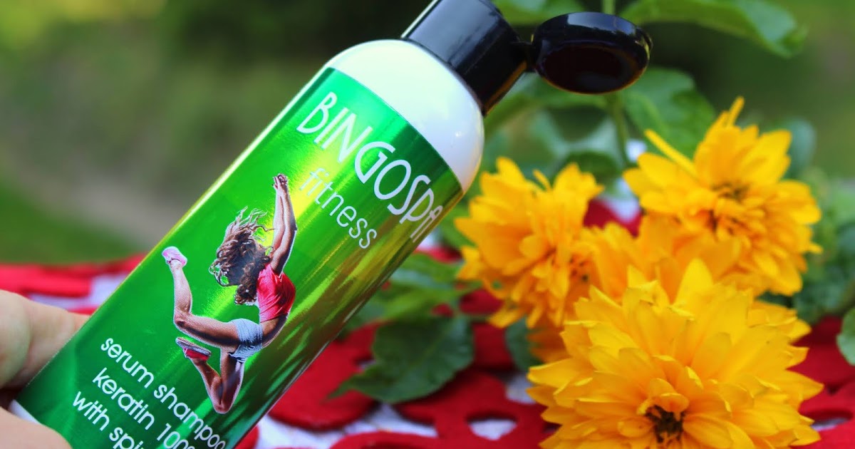 bingospafitness szampon-serum 100 keratyna ze spiruliną fitness bingospa skład