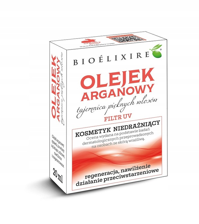 bioelixire argan oil serum olejek arganowy do włosów 20ml