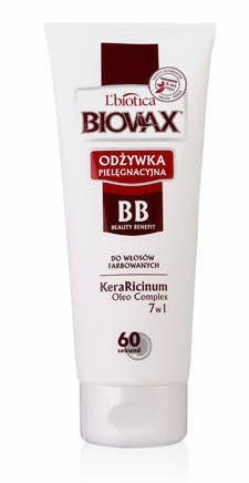 biovax bb 60 sekund odżywka pielęgnacyjna do włosów farbowanych