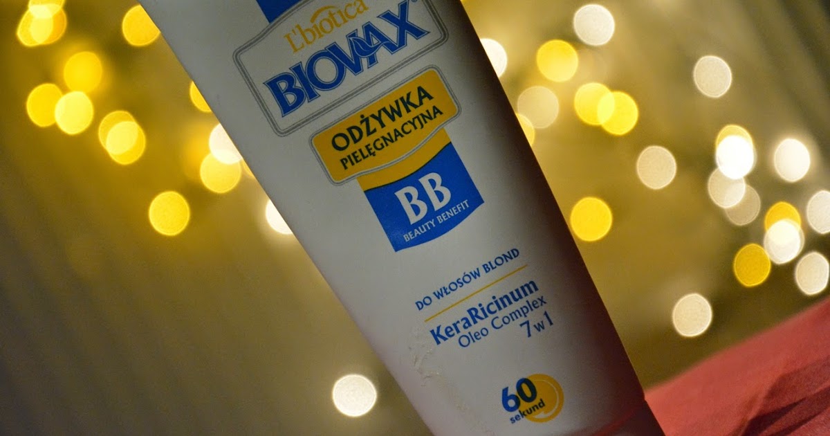 biovax odżywka bb do włosów blond 60 sekund 7w1