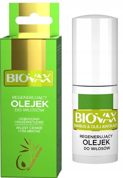 biovax olejek do włosów bambus & olej avocado 50 ml