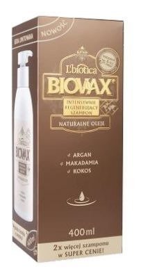 biovax szampon argan makadamia kokos