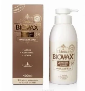 biovax szampon argan złoto