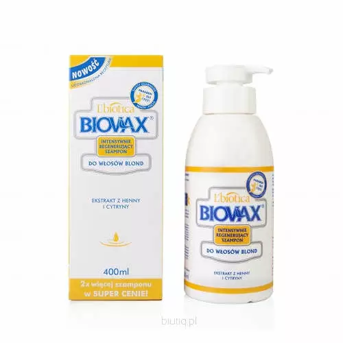 biovax szampon do włosów blond opinie