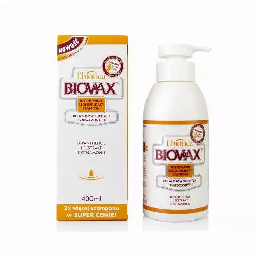 biovax szampon do włosów suchych 400ml