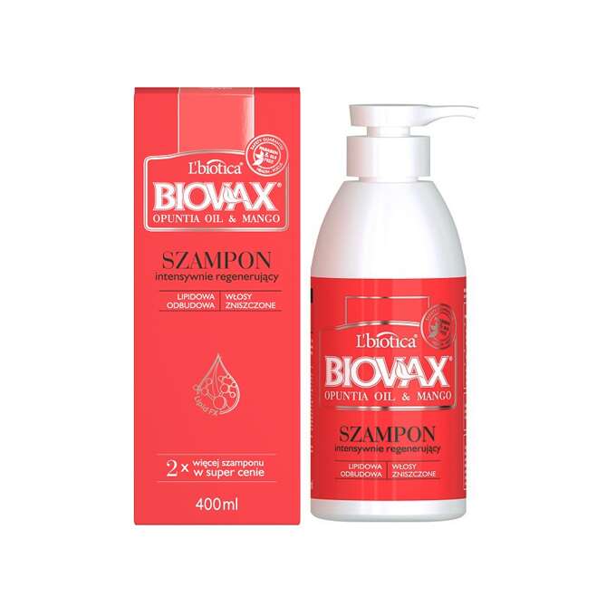 biovax szampon mango 400