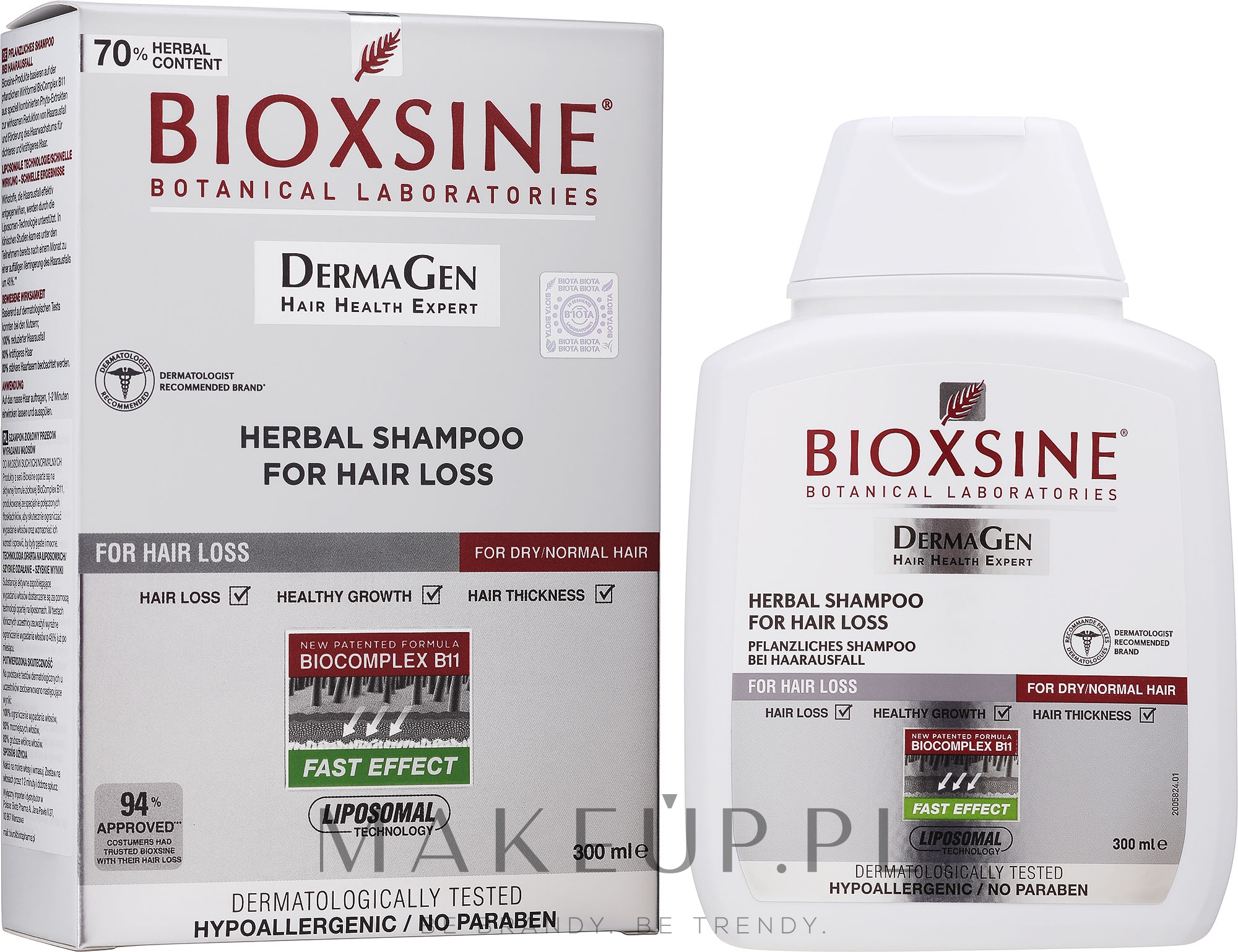 bioxsine szampon do włosów tłustych 100ml