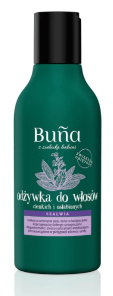 buna odżywka do włosów cienkich i osłabionych szałwia