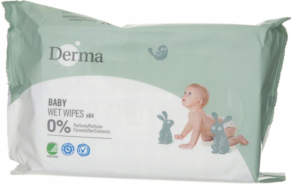 derma eco baby chusteczki nawilżane 64 szt cena