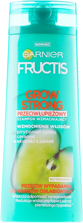 garnier fructis grow strong szampon przeciwłupieżowy wzmacniający