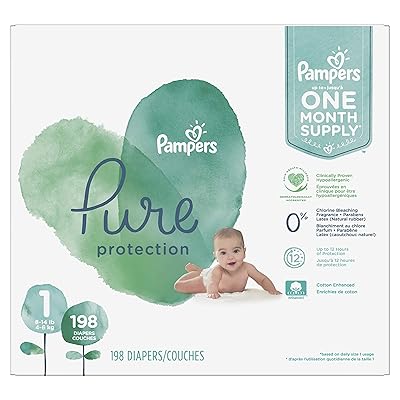 pampers pure protection size 1