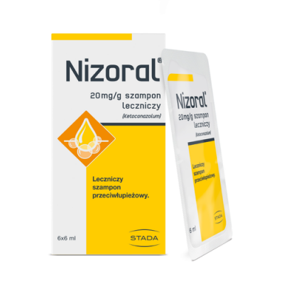 nizopol szampon p/łupieżowy 20 saszetek po 6 ml