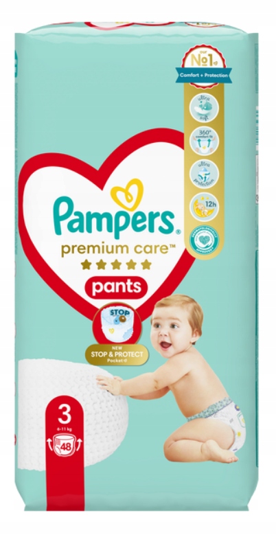 pampers pieluchomajtki premium care 3 midi