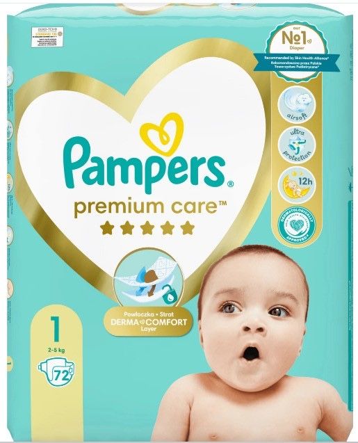 pieluchy pampers mega box 1 olx