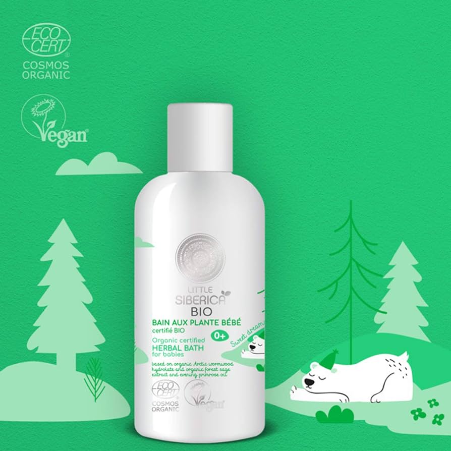 Mała Syberyka. Organiczna kąpiel kwiatowa dla niemowląt 250ml