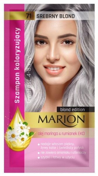 srebrny szampon marion