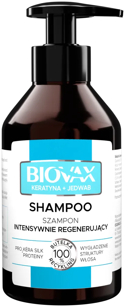 biovax keratyna i jedwab szampon