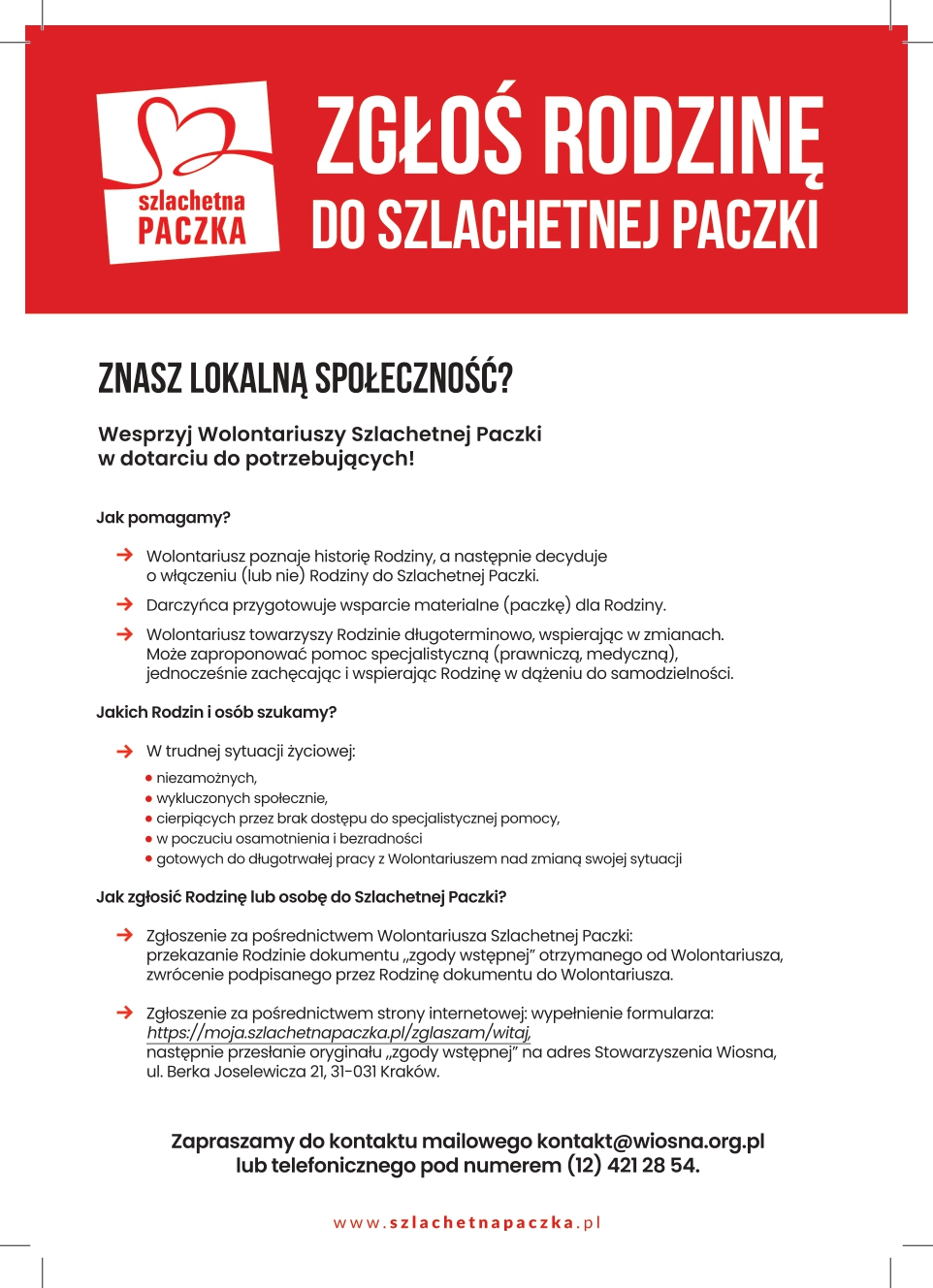 opis rodziny szlachetna paczka pieluchy specjalistyczne