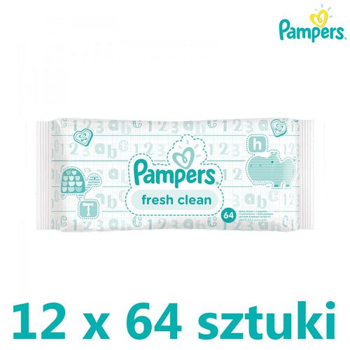 chusteczki pampers 12x64