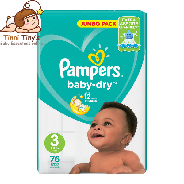 pampers jumbo pack size 3 price