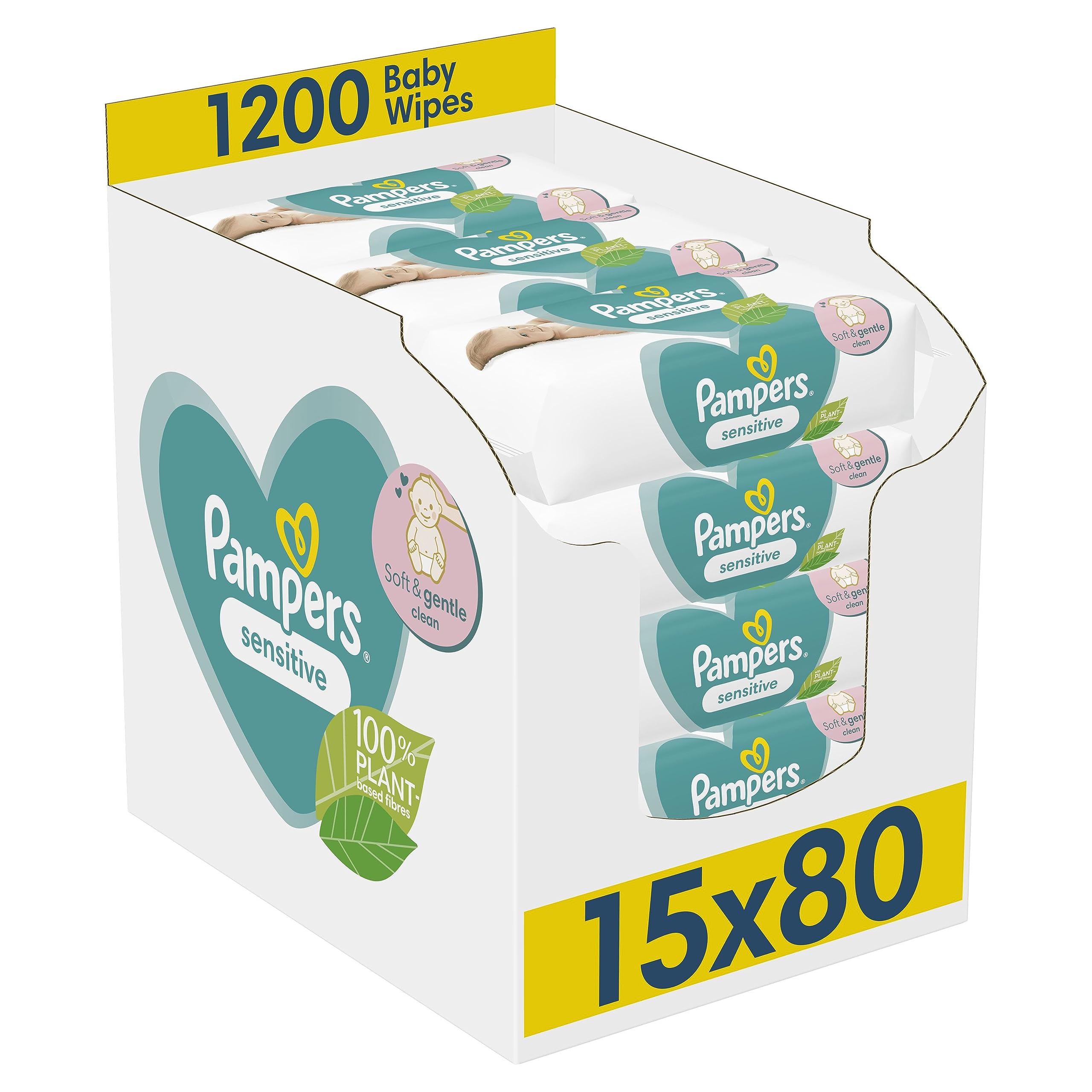 chusteczki pampers sensitive box