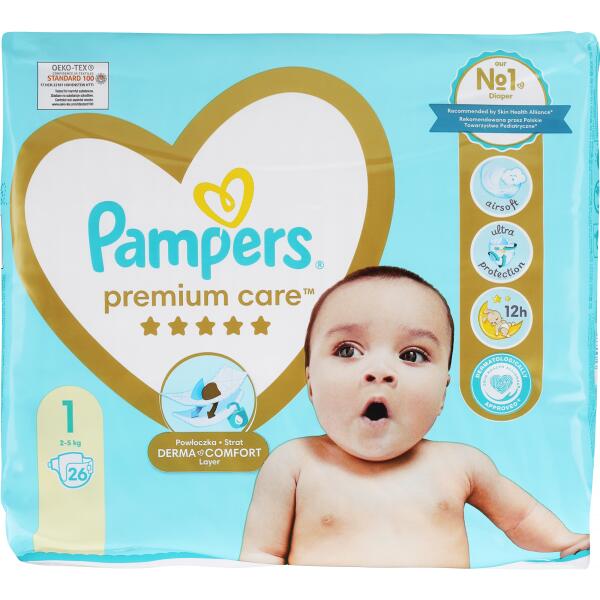 pampers premium care 1 26 szt