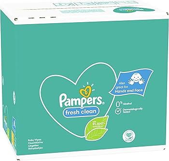 pampers fresh clean 12 sztuk