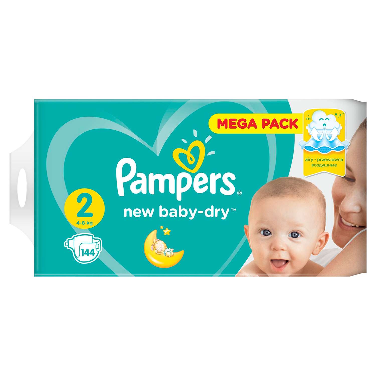 pampers active baby 2 144 szt