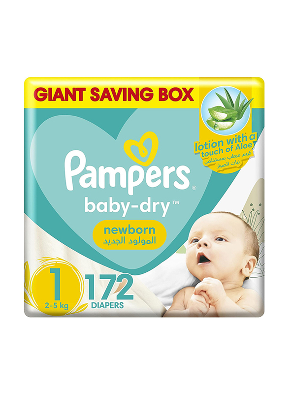 pampers babyvdry 1 box