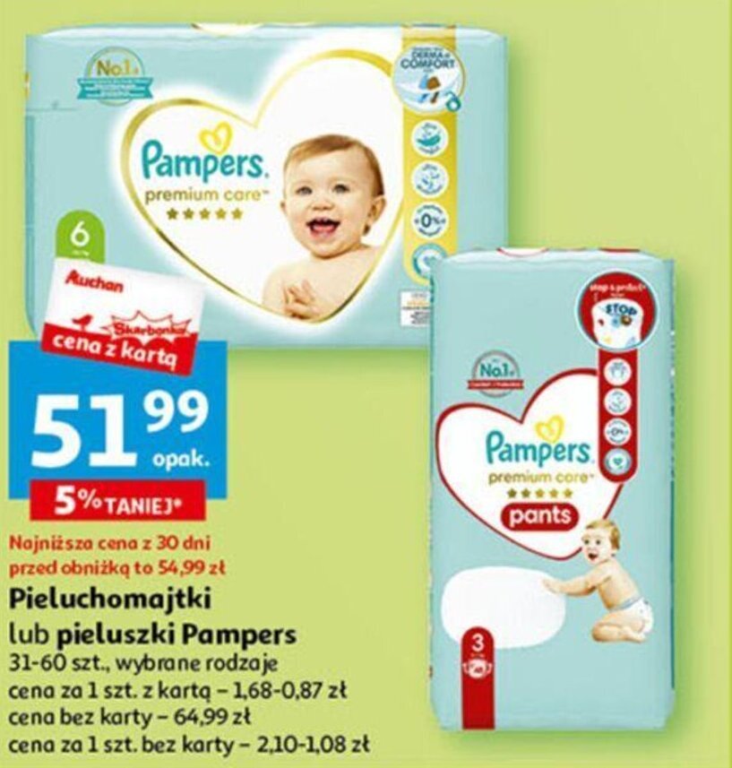 auchan gazetka pampers