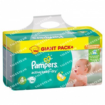 pampers active dry 106