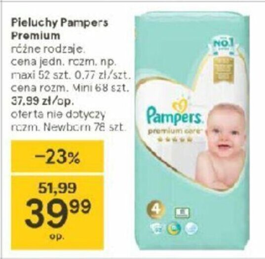 tesco pieluchy pampers gazetki promocyjne