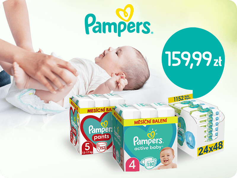 promocja na pieluszki pampers