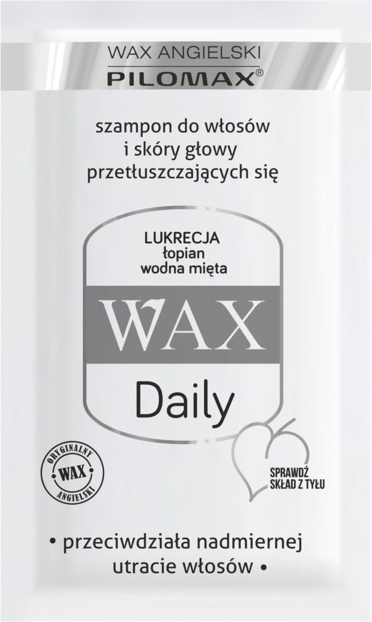 szampon do codziennej pielęgnacji do włosów przetłuszczających się wax daily