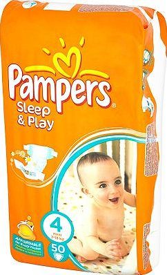 pampers pomarańczowe