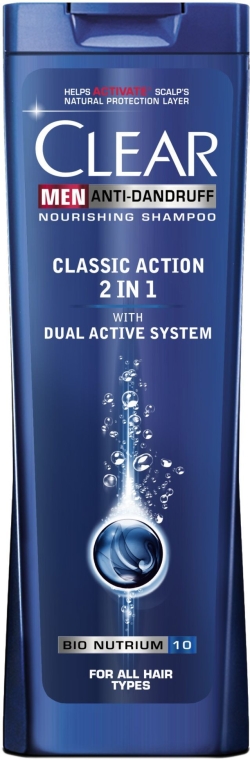 clear classic action przeciwłupieżowy szampon do włosów dla mężczyzn 2w1